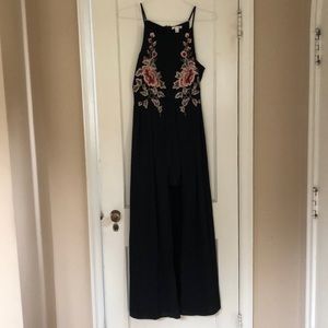 Romper with long skirt size L new with tags